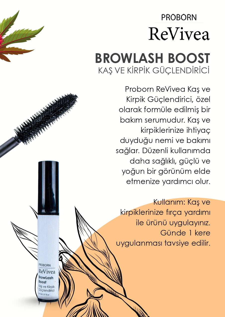Proborn Revivea Kaş ve Kirpik Güçlendirici 8 ml(Browlash Boost)