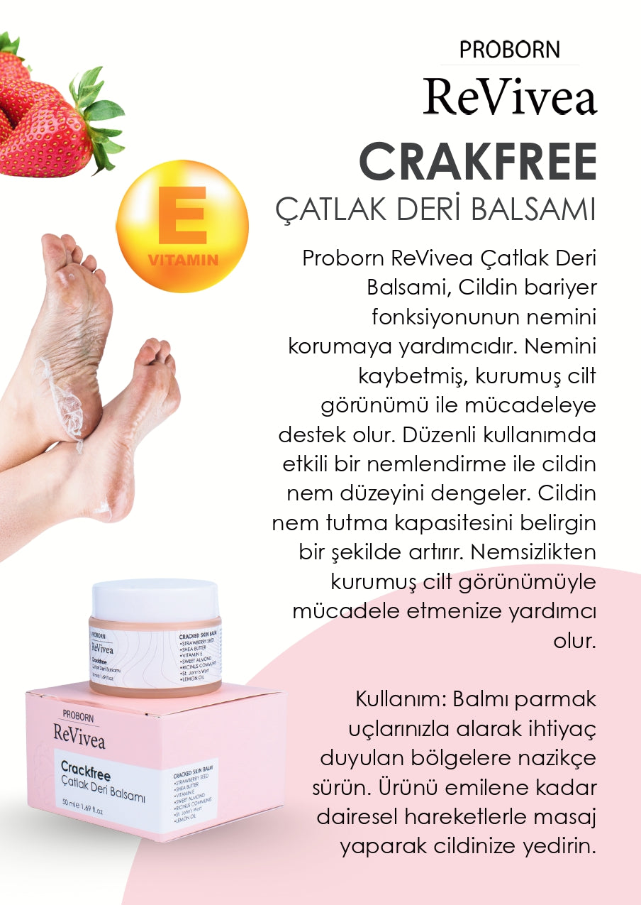 Proborn Revivea Çatlak Deri Balsamı(Crackfree) 50ml