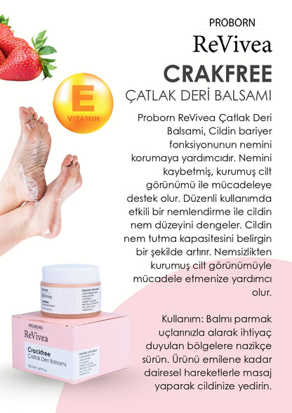 Proborn Revivea Çatlak Deri Balsamı(Crackfree) 50ml