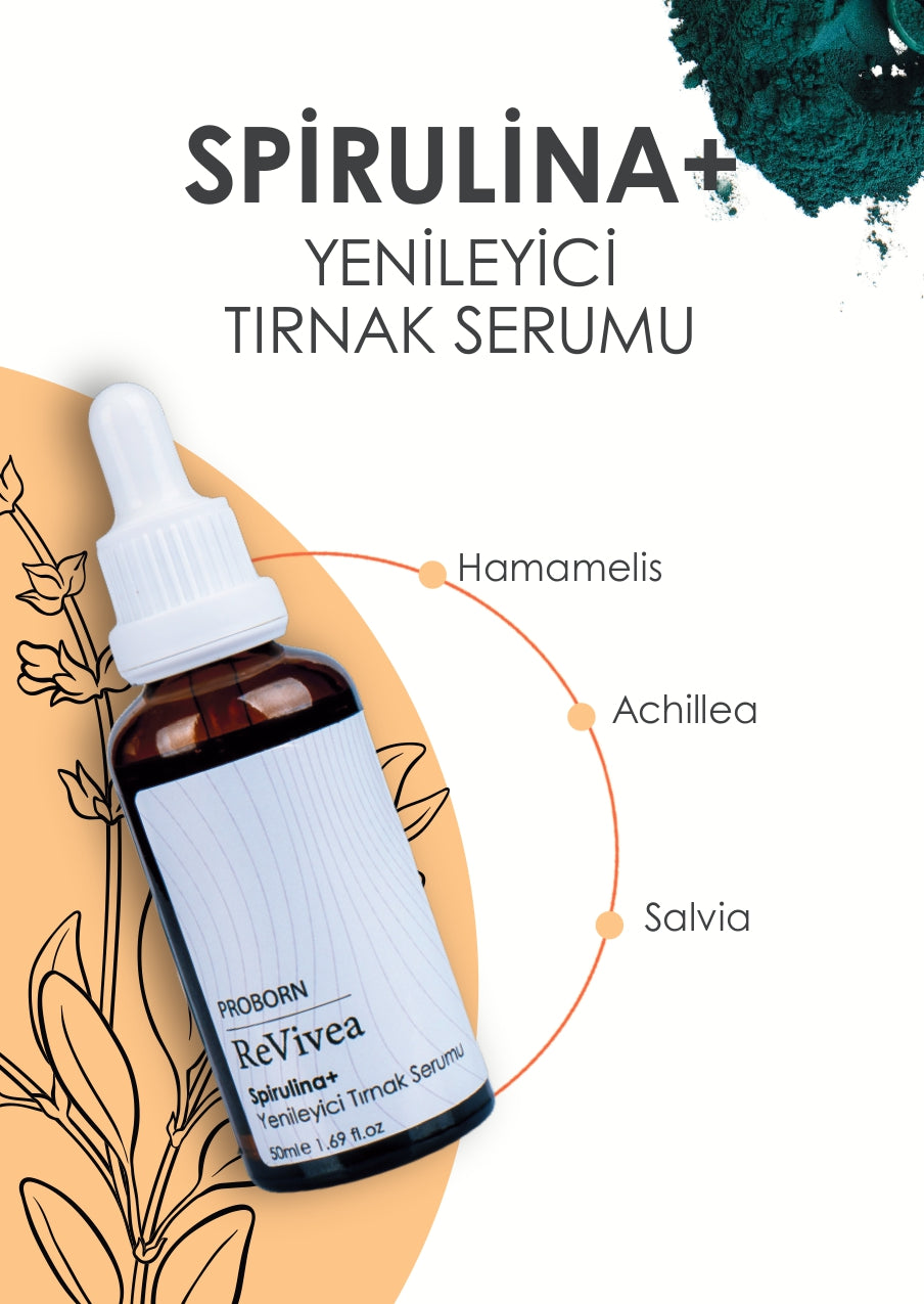 Proborn Revivea Yenileyici Tırnak Serumu (Spirulina+) 50 ml