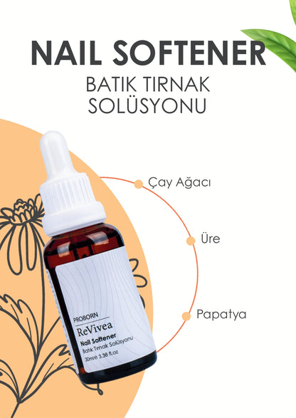 Proborn Revivea Batık Tırnak Solüsyonu(Nail Softener) 30 ml
